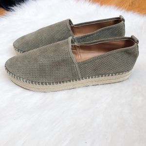 Steve Madden - Olive Suede Espadrilles